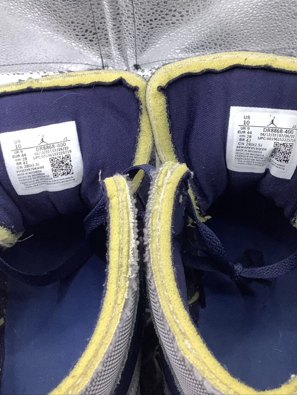 Air Jordan 1 Mid SE Craft Obsidian French Blue Size 10 Men / 11.5 Women